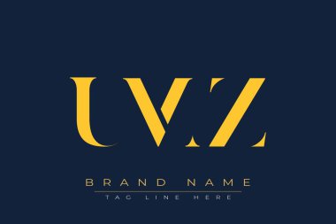 UMZ soyut harf logosu tasarımı. Bu logo üç soyut harf tarafından tasarlanmıştır..