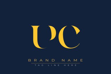 UPC soyut harf logosu tasarımı. Bu logo üç soyut harf tarafından tasarlanmıştır..