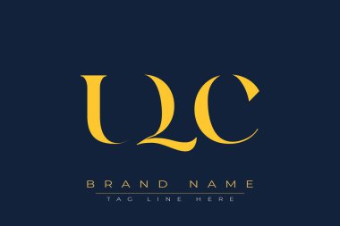 UQC soyut harf logosu tasarımı. Bu logo üç soyut harf tarafından tasarlanmıştır..