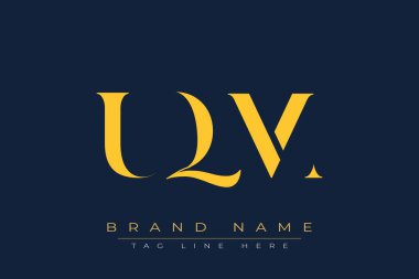 UQM soyut harf logosu tasarımı. Bu logo üç soyut harf tarafından tasarlanmıştır..