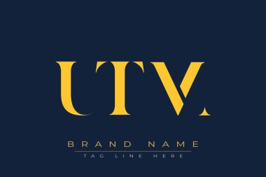 UTM soyut harf logosu tasarımı. Bu logo üç soyut harf tarafından tasarlanmıştır..