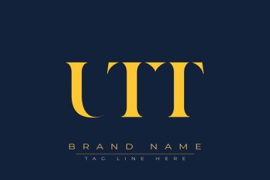 UTT soyut harf logosu tasarımı. Bu logo üç soyut harf tarafından tasarlanmıştır..