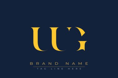 UUG soyut harf logosu tasarımı. Bu logo üç soyut harf tarafından tasarlanmıştır..