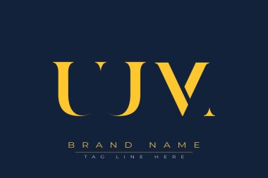 Soyut harf logosu tasarımı. Bu logo üç soyut harf tarafından tasarlanmıştır..