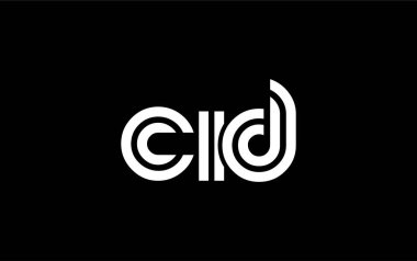 CID Yaratıcı Eşsiz Modern Harf Logosu Tasarımı. Benzersiz bir harf dizaynına sahip stilize logo, soyut minimalist estetik ve modern cazibe sunar