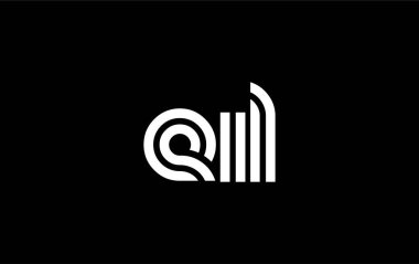 EIL Yaratıcı Eşsiz Modern Harf Logosu Tasarımı. Benzersiz bir harf dizaynına sahip stilize logo, soyut minimalist estetik ve modern cazibe sunar