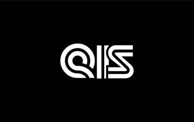 EIS Yaratıcı Eşsiz Modern Harf Logosu Tasarımı. Benzersiz bir harf dizaynına sahip stilize logo, soyut minimalist estetik ve modern cazibe sunar