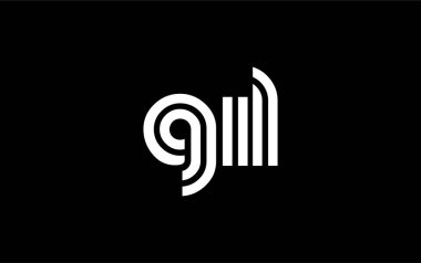 GIL Yaratıcı Eşsiz Modern Harf Logosu Tasarımı. Benzersiz bir harf dizaynına sahip stilize logo, soyut minimalist estetik ve modern cazibe sunar