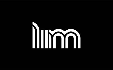 LIM Yaratıcı Eşsiz Modern Harf Logosu Tasarımı. Benzersiz bir harf dizaynına sahip stilize logo, soyut minimalist estetik ve modern cazibe sunar