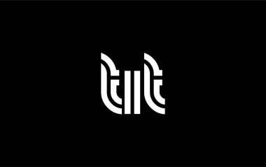 TIT Creative Unique Modern Letter Logo Design. Stylized logo featuring a unique letter design, presenting abstract minimalist aesthetics and modern appeal