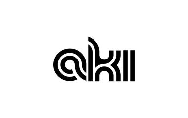 Namı diğer Yaratıcı Eşsiz Modern Harf Logosu Tasarımı. Benzersiz bir harf dizaynına sahip stilize logo, soyut minimalist estetik ve modern cazibe sunar.