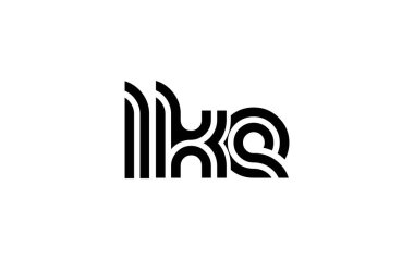 LKE Yaratıcı Eşsiz Modern Harf Logosu Tasarımı. Benzersiz bir harf dizaynına sahip stilize logo, soyut minimalist estetik ve modern cazibe sunar.