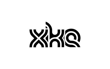 XKE Yaratıcı Eşsiz Modern Harf Logosu Tasarımı. Benzersiz bir harf dizaynına sahip stilize logo, soyut minimalist estetik ve modern cazibe sunar.