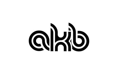 Namı diğer Yaratıcı Eşsiz Modern Harf Logosu Tasarımı. Benzersiz bir harf dizaynına sahip stilize logo, soyut minimalist estetik ve modern cazibe sunar.
