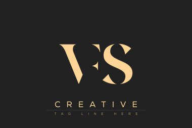 VFS soyut harf logosu tasarımı. Bu logo üç soyut harf tarafından tasarlanmıştır..