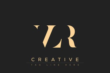 VLR soyut harf logosu tasarımı. Bu logo üç soyut harf tarafından tasarlanmıştır..