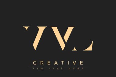 VML soyut harf logosu tasarımı. Bu logo üç soyut harf tarafından tasarlanmıştır..