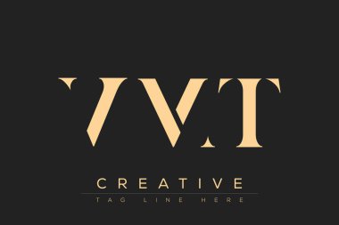 VMT soyut harf logosu tasarımı. Bu logo üç soyut harf tarafından tasarlanmıştır..