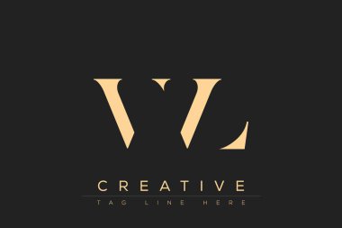 VVL soyut harf logosu tasarımı. Bu logo üç soyut harf tarafından tasarlanmıştır..