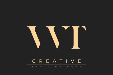 VVVT soyut harf logosu tasarımı. Bu logo üç soyut harf tarafından tasarlanmıştır..