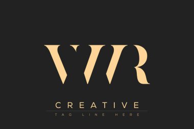 VWR soyut harf logosu tasarımı. Bu logo üç soyut harf tarafından tasarlanmıştır..