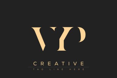 VYP soyut harf logosu tasarımı. Bu logo üç soyut harf tarafından tasarlanmıştır..