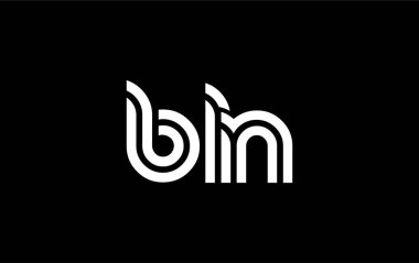 BLN Yaratıcı Eşsiz Modern Harf Logosu Tasarımı. Benzersiz bir harf dizaynına sahip stilize logo, soyut minimalist estetik ve modern cazibe sunar.