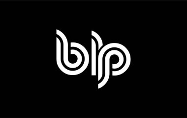 BLP Yaratıcı Eşsiz Modern Harf Logosu Tasarımı. Benzersiz bir harf dizaynına sahip stilize logo, soyut minimalist estetik ve modern cazibe sunar.