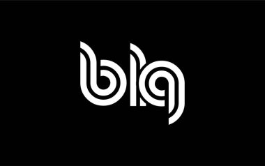 BLQ Yaratıcı Eşsiz Modern Harf Logosu Tasarımı. Benzersiz bir harf dizaynına sahip stilize logo, soyut minimalist estetik ve modern cazibe sunar.