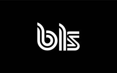 BLS Yaratıcı Eşsiz Modern Harf Logosu Tasarımı. Benzersiz bir harf dizaynına sahip stilize logo, soyut minimalist estetik ve modern cazibe sunar.