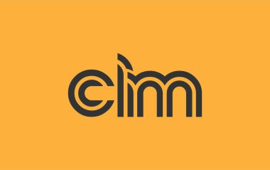 CLM Yaratıcı Eşsiz Modern Harf Logosu Tasarımı. Benzersiz bir harf dizaynına sahip stilize logo, soyut minimalist estetik ve modern cazibe sunar.