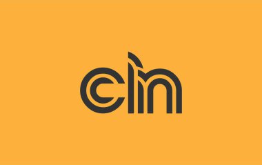 CLN Yaratıcı Eşsiz Modern Harf Logosu Tasarımı. Benzersiz bir harf dizaynına sahip stilize logo, soyut minimalist estetik ve modern cazibe sunar.