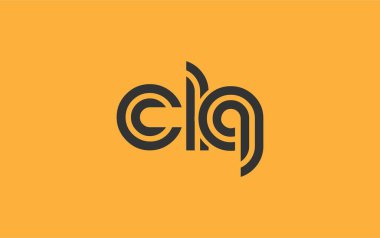 CLQ Yaratıcı Eşsiz Modern Harf Logosu Tasarımı. Benzersiz bir harf dizaynına sahip stilize logo, soyut minimalist estetik ve modern cazibe sunar.