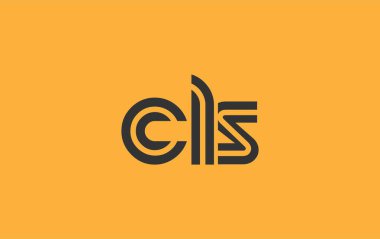 CLS Yaratıcı Eşsiz Modern Harf Logosu Tasarımı. Benzersiz bir harf dizaynına sahip stilize logo, soyut minimalist estetik ve modern cazibe sunar.