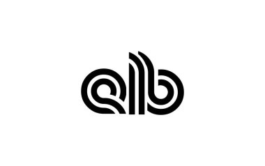 ELB Yaratıcı Eşsiz Modern Harf Logosu Tasarımı. Benzersiz bir harf dizaynına sahip stilize logo, soyut minimalist estetik ve modern cazibe sunar.