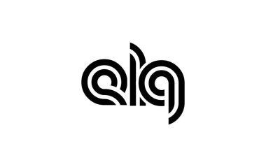 ELQ Yaratıcı Eşsiz Modern Harf Logosu Tasarımı. Benzersiz bir harf dizaynına sahip stilize logo, soyut minimalist estetik ve modern cazibe sunar.