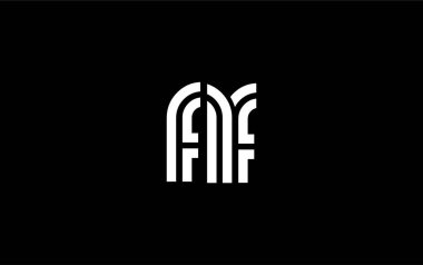 FLF Yaratıcı Eşsiz Modern Harf Logosu Tasarımı. Benzersiz bir harf dizaynına sahip stilize logo, soyut minimalist estetik ve modern cazibe sunar.