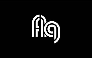 FLQ Yaratıcı Eşsiz Modern Harf Logosu Tasarımı. Benzersiz bir harf dizaynına sahip stilize logo, soyut minimalist estetik ve modern cazibe sunar.