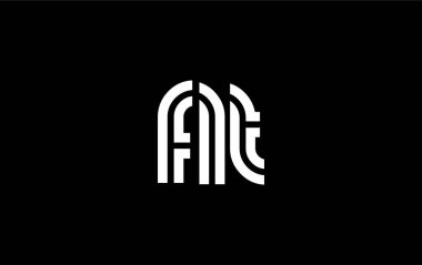 FLT Yaratıcı Eşsiz Modern Harf Logosu Tasarımı. Benzersiz bir harf dizaynına sahip stilize logo, soyut minimalist estetik ve modern cazibe sunar.