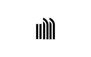 III. Yaratıcı Eşsiz Modern Harf Logosu Tasarımı. Benzersiz bir harf dizaynına sahip stilize logo, soyut minimalist estetik ve modern cazibe sunar.