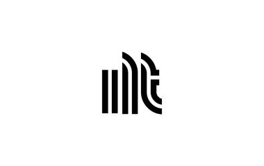ILT Yaratıcı Eşsiz Modern Harf Logosu Tasarımı. Benzersiz bir harf dizaynına sahip stilize logo, soyut minimalist estetik ve modern cazibe sunar.