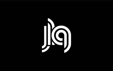 JLQ Yaratıcı Eşsiz Modern Harf Logosu Tasarımı. Benzersiz bir harf dizaynına sahip stilize logo, soyut minimalist estetik ve modern cazibe sunar.