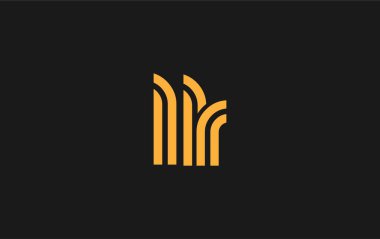 LLR Yaratıcı Eşsiz Modern Harf Logosu Tasarımı. Benzersiz bir harf dizaynına sahip stilize logo, soyut minimalist estetik ve modern cazibe sunar.
