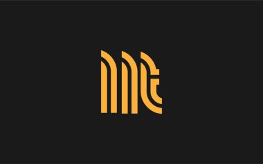 LLT Yaratıcı Eşsiz Modern Harf Logosu Tasarımı. Benzersiz bir harf dizaynına sahip stilize logo, soyut minimalist estetik ve modern cazibe sunar.