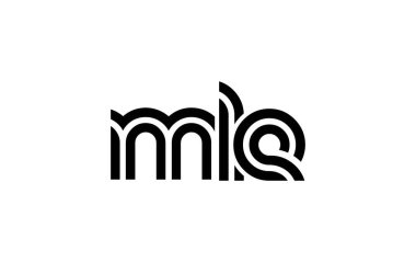 MLE Yaratıcı Eşsiz Modern Harf Logosu Tasarımı. Benzersiz bir harf dizaynına sahip stilize logo, soyut minimalist estetik ve modern cazibe sunar.