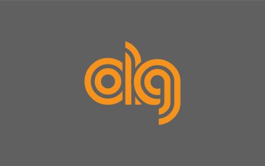 OLG Yaratıcı Eşsiz Modern Harf Logosu Tasarımı. Benzersiz bir harf dizaynına sahip stilize logo, soyut minimalist estetik ve modern cazibe sunar.