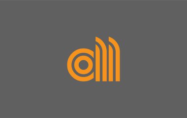 OLL Yaratıcı Eşsiz Modern Harf Logosu Tasarımı. Benzersiz bir harf dizaynına sahip stilize logo, soyut minimalist estetik ve modern cazibe sunar.