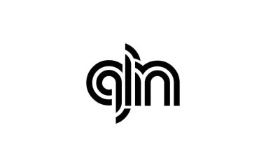QLN Yaratıcı Eşsiz Modern Harf Logosu Tasarımı. Benzersiz bir harf dizaynına sahip stilize logo, soyut minimalist estetik ve modern cazibe sunar.