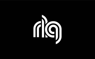 RLQ Yaratıcı Eşsiz Modern Harf Logosu Tasarımı. Benzersiz bir harf dizaynına sahip stilize logo, soyut minimalist estetik ve modern cazibe sunar.