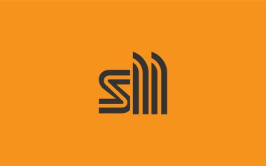 SLL Yaratıcı Eşsiz Modern Harf Logosu Tasarımı. Benzersiz bir harf dizaynına sahip stilize logo, soyut minimalist estetik ve modern cazibe sunar.
